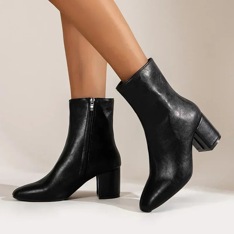 Milano Chelsea Boots mit Reißverschluss