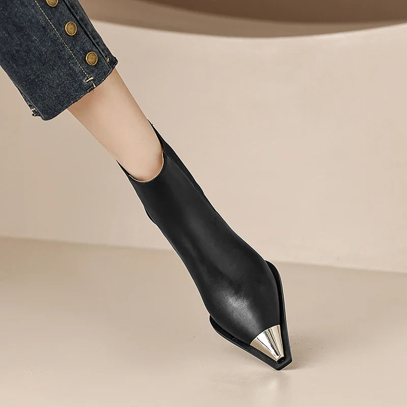 Verona Point Lederstiefel